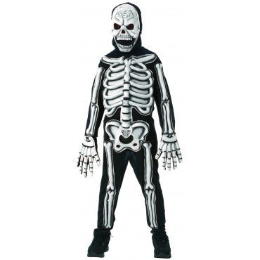 Boys Glow-in-the-Dark Skeleton Costume - HalloweenCostumes4U.com - Kids Costumes