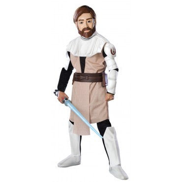 Boys Star Wars Deluxe Obi Wan Kenobi Costume - HalloweenCostumes4U.com - Kids Costumes