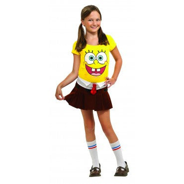 Girls Spongebob Costume - HalloweenCostumes4U.com - Kids Costumes