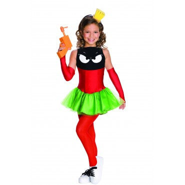 Girls Looney Tunes Marvin the Martian Dress - HalloweenCostumes4U.com - Kids Costumes