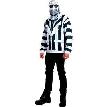 Mens Beetlejuice Hoodie - Rubies Costumes & Accessories - HalloweenCostumes4U.com - Adult Costumes