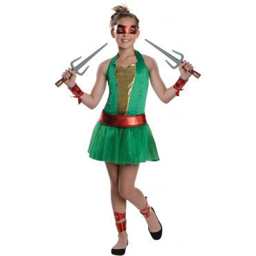 Teens Ninja Turtle Raphael Dress - Rubies Costumes & Accessories - HalloweenCostumes4U.com - Adult Costumes
