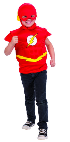 Boys The Flash Muscle Chest Shirt - Rubies Costumes & Accessories - HalloweenCostumes4U.com - Kids Costumes
