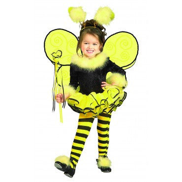 Girls Bumble Bee Costume - HalloweenCostumes4U.com - Kids Costumes