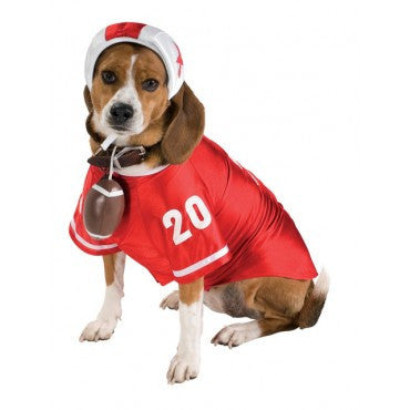 Pets Red Football Player Costume - Rubies Costumes & Accessories - HalloweenCostumes4U.com - Pet Costumes & Accessories