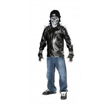Teens Metal Skull Rider Costume - Rubies Costumes & Accessories - HalloweenCostumes4U.com - Adult Costumes