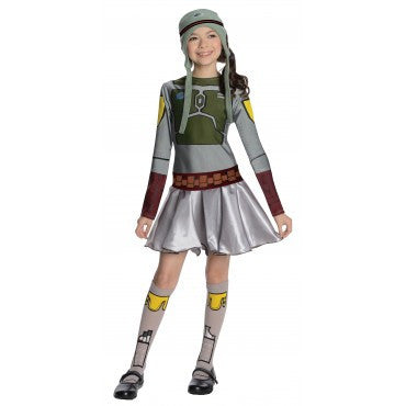 Girls Star Wars Boba Fett Costume - Rubies Costumes & Accessories - HalloweenCostumes4U.com - Kids Costumes