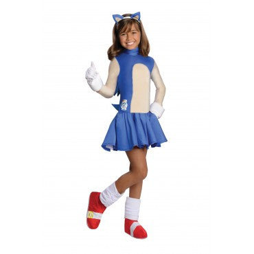 Girls Sonic the Hedgehog Costume - HalloweenCostumes4U.com - Kids Costumes