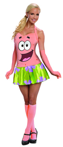 Womens/Teens Spongebob Patrick Costume - HalloweenCostumes4U.com - Adult Costumes