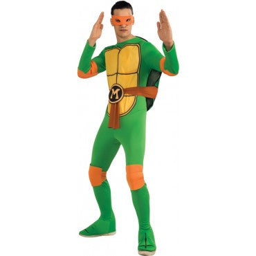 Mens Ninja Turtles Michelangelo Costume - HalloweenCostumes4U.com - Adult Costumes