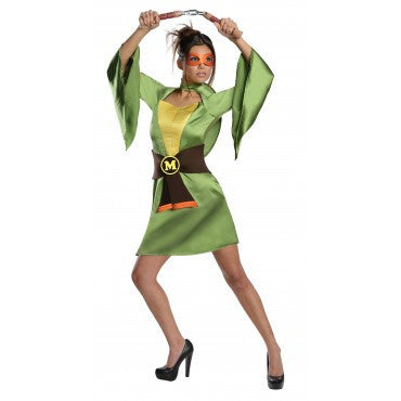 Womens/Teens Ninja Turtles Michelangelo Kimon - Rubies Costumes & Accessories - HalloweenCostumes4U.com - Adult Costumes