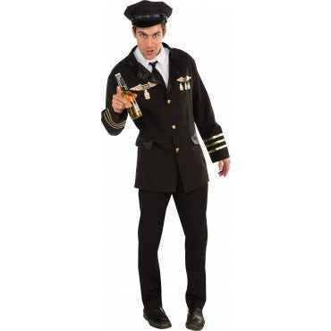 Mens Pilot Captain McPardy Hardy Costume - Rubies Costumes & Accessories - HalloweenCostumes4U.com - Adult Costumes