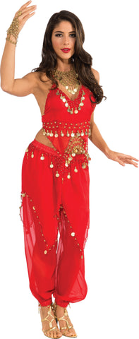 Womens Red Belly Dancer Costume - Rubies Costumes & Accessories - HalloweenCostumes4U.com - Adult Costumes