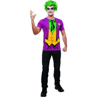 Mens Batman The Joker Costume Top - Rubies Costumes & Accessories - HalloweenCostumes4U.com - Adult Costumes