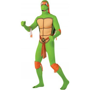 Mens Ninja Turtles Michelangelo Skin Suit - HalloweenCostumes4U.com - Adult Costumes