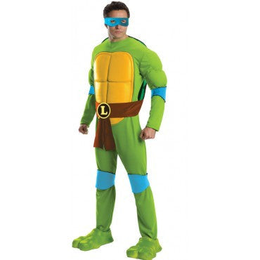 Mens Ninja Turtles Deluxe Leonardo Costume - Rubies Costumes & Accessories - HalloweenCostumes4U.com - Adult Costumes