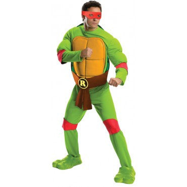 Mens Ninja Turtles Deluxe Raphael Costume - Rubies Costumes & Accessories - HalloweenCostumes4U.com - Adult Costumes
