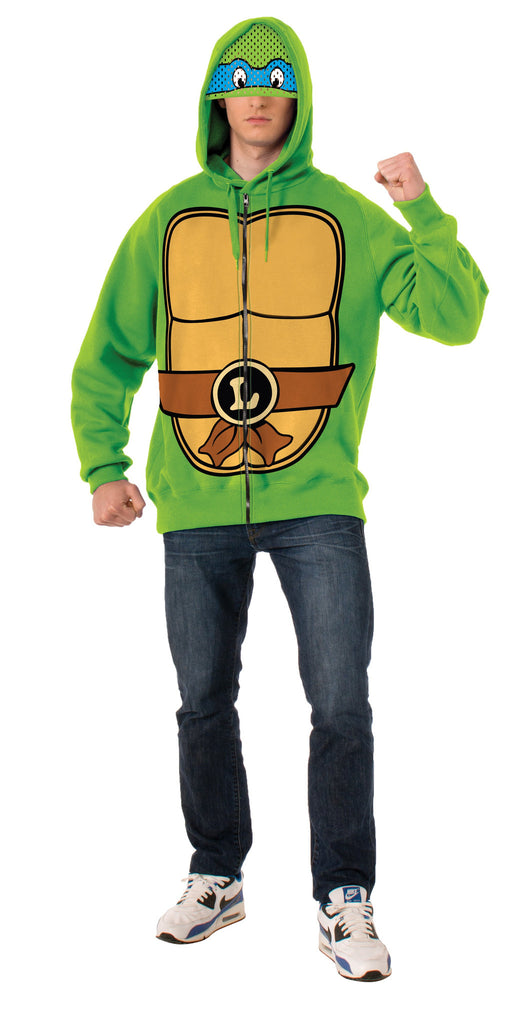 Adults Leonardo "Teenage Mutant Ninja Turtles" Hoodie - Rubies Costumes & Accessories - HalloweenCostumes4U.com - Adult Costumes