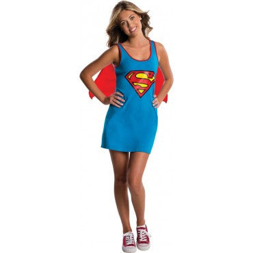 Teens Supergirl Tank Dress - Rubies Costumes & Accessories - HalloweenCostumes4U.com - Adult Costumes