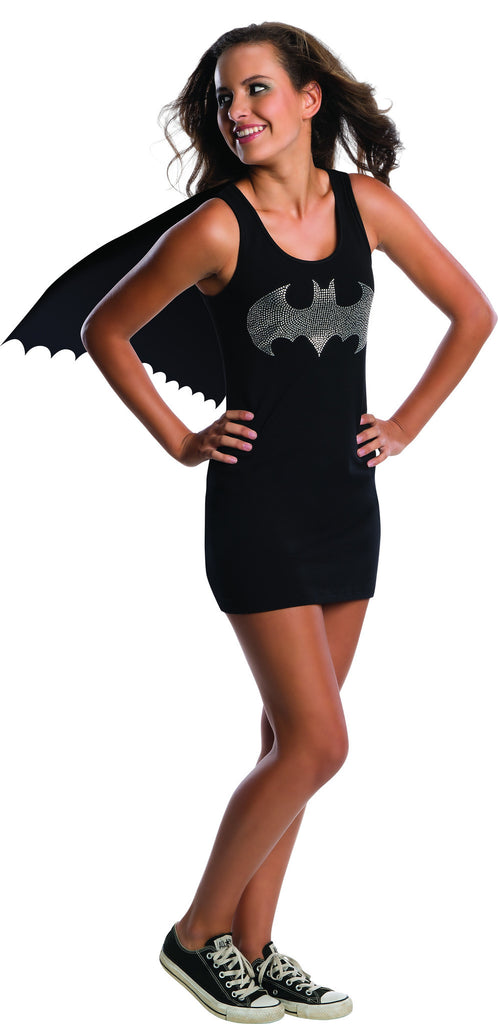 Teens Batman Rhinestone Tank Dress - Rubies Costumes & Accessories - HalloweenCostumes4U.com - Adult Costumes