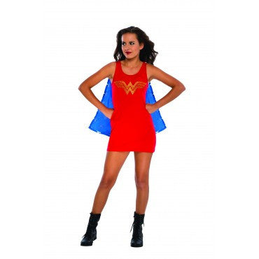 Teens  Wonder Woman Tank Dress with Rhinestones - Rubies Costumes & Accessories - HalloweenCostumes4U.com - Adult Costumes