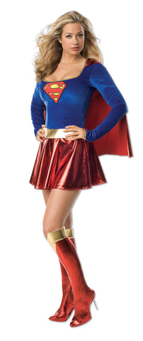 Womens/Teens Supergirl Costume - Rubies Costumes & Accessories - HalloweenCostumes4U.com - Adult Costumes