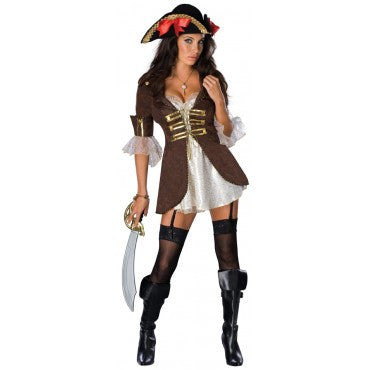 Womens/Teens Buccaneer Pirate Costume - Rubies Costumes & Accessories - HalloweenCostumes4U.com - Adult Costumes