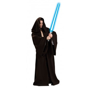 Mens Star Wars Jedi Super Deluxe Hooded Robe - Rubies Costumes & Accessories - HalloweenCostumes4U.com - Adult Costumes