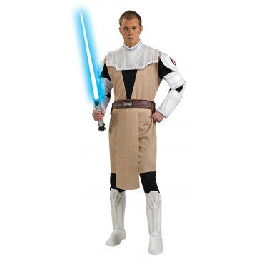 Mens Star Wars Deluxe Obi Wan Kenobi Costume - Rubies Costumes & Accessories - HalloweenCostumes4U.com - Adult Costumes