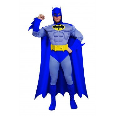 Mens Deluxe Batman Muscle Chest Costume - Rubies Costumes & Accessories - HalloweenCostumes4U.com - Adult Costumes