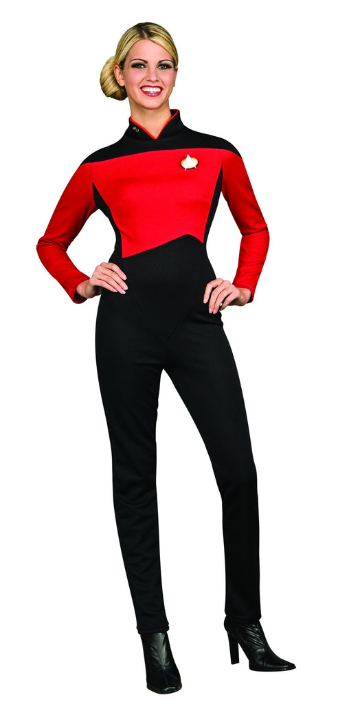 Womens/Teens Star Trek Red Jumpsuit Costume - Rubies Costumes & Accessories - HalloweenCostumes4U.com - Adult Costumes
