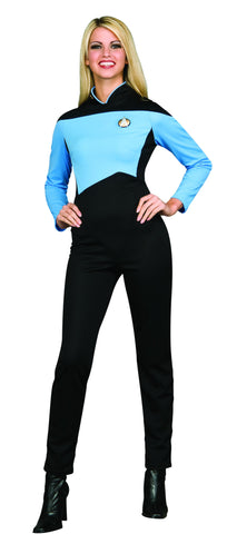 Womens/Teens Star Trek Blue Jumpsuit Costume - Rubies Costumes & Accessories - HalloweenCostumes4U.com - Adult Costumes