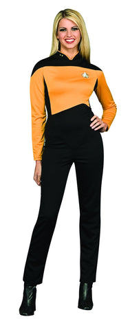 Womens/Teens Star Trek Gold Jumpsuit Costume - Rubies Costumes & Accessories - HalloweenCostumes4U.com - Adult Costumes