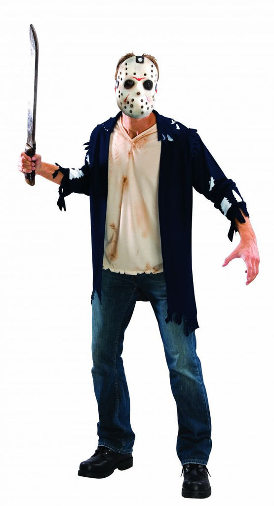 Mens/Teens Friday the 13th Jason Voorhees Costume - Rubies Costumes & Accessories - HalloweenCostumes4U.com - Adult Costumes