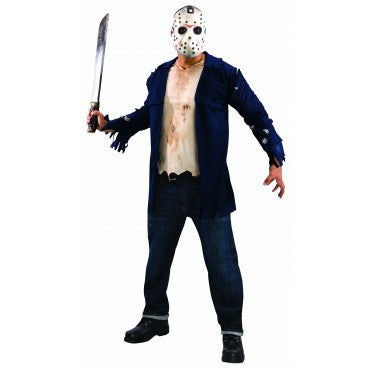 Mens Friday the 13th Deluxe Jason Voorhees Costume - Rubies Costumes & Accessories - HalloweenCostumes4U.com - Adult Costumes
