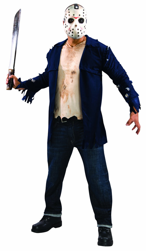 Mens Friday the 13th Deluxe Jason Voorhees Costume - Rubies Costumes & Accessories - HalloweenCostumes4U.com - Adult Costumes
