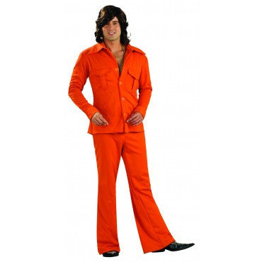 Mens Orange Leisure Suit - Rubies Costumes & Accessories - HalloweenCostumes4U.com - Adult Costumes