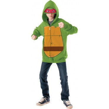 Boys Ninja Turtle Raphael Hoodie - Rubies Costumes & Accessories - HalloweenCostumes4U.com - Kids Costumes