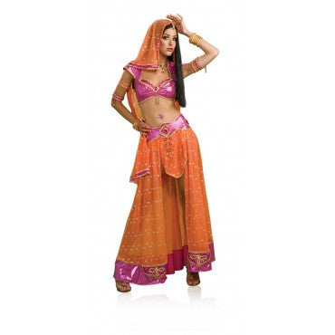 Womens/Teens Bollywood Dancer Costume - HalloweenCostumes4U.com - Adult Costumes