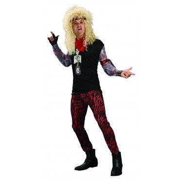 Mens 80's Hair Band Rocker Costume - Rubies Costumes & Accessories - HalloweenCostumes4U.com - Adult Costumes