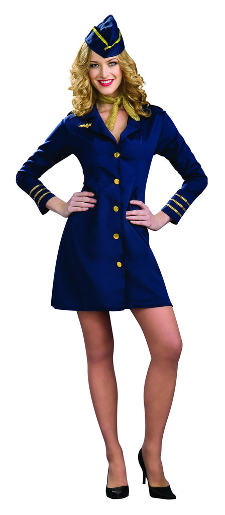 Womens Stewardess Costume - Rubies Costumes & Accessories - HalloweenCostumes4U.com - Adult Costumes
