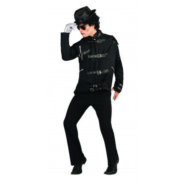 Mens Michael Jackson Deluxe Bad Jacket - HalloweenCostumes4U.com - Adult Costumes
