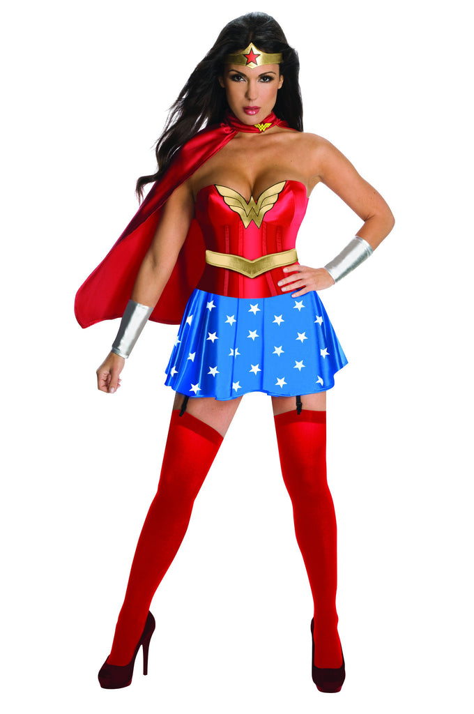 Womens/Teens Wonder Woman Corset Costume - Rubies Costumes & Accessories - HalloweenCostumes4U.com - Adult Costumes
