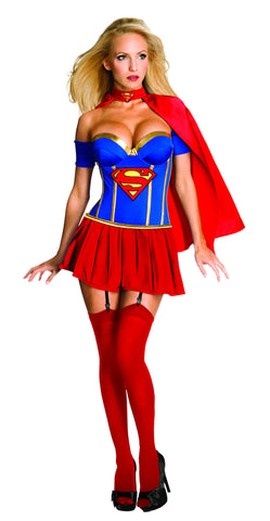 Womens/Teens Supergirl Costume - Rubies Costumes & Accessories - HalloweenCostumes4U.com - Adult Costumes