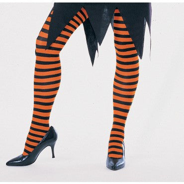 Orange and Black Striped Tights - Rubies Costumes & Accessories - HalloweenCostumes4U.com - Accessories