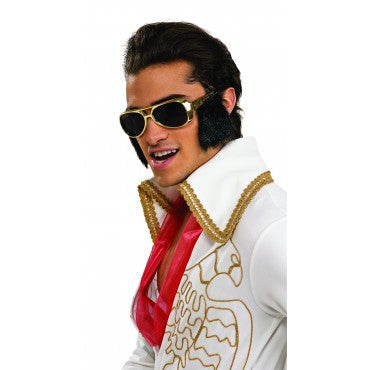 Elvis Sunglasses and Sideburns - HalloweenCostumes4U.com - Accessories