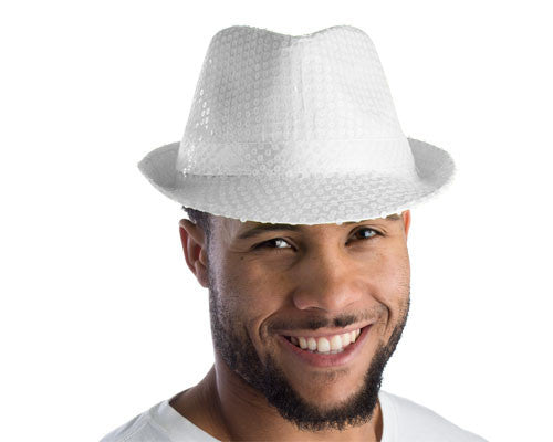 Sequined Fedora - Various Colors - HalloweenCostumes4U.com - Costume Props & Accessories