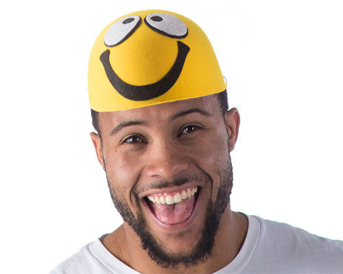 Smiley Face Emoji Hat - Dress Up America Costumes & Accessories - HalloweenCostumes4U.com - Accessories