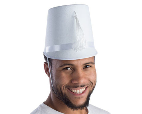 White Marching Band Hat - Dress Up America Costumes & Accessories - HalloweenCostumes4U.com - Accessories