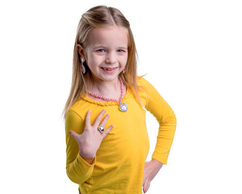 Pink Princess Jewelry Set - Dress Up America Costumes & Accessories - HalloweenCostumes4U.com - Accessories
